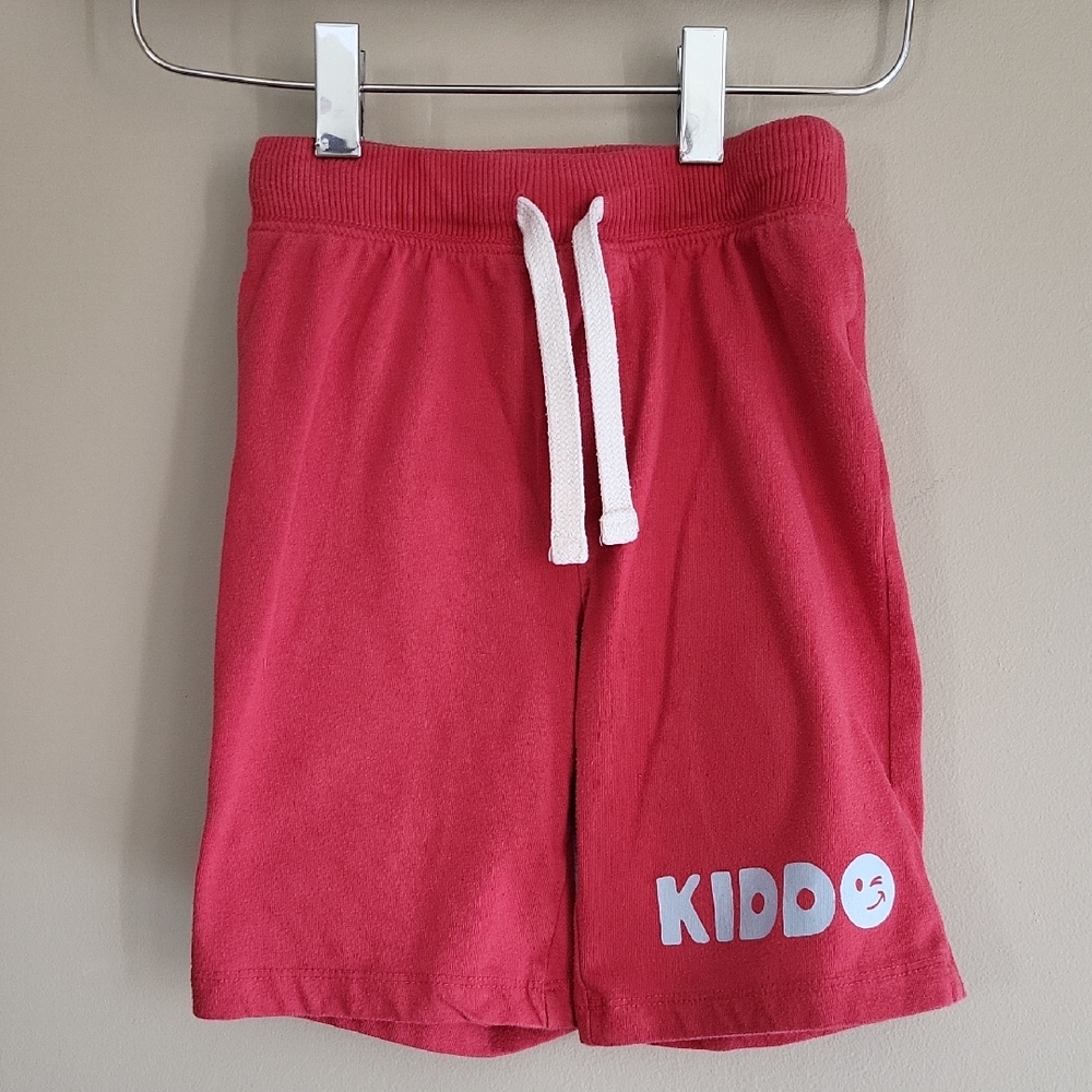 Old Navy "KIDDO" red shorts